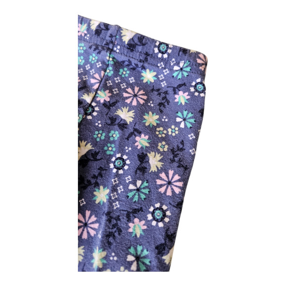 Carter's Kids Size 3M Purple Floral Casual Pants - Picture 4 of 9